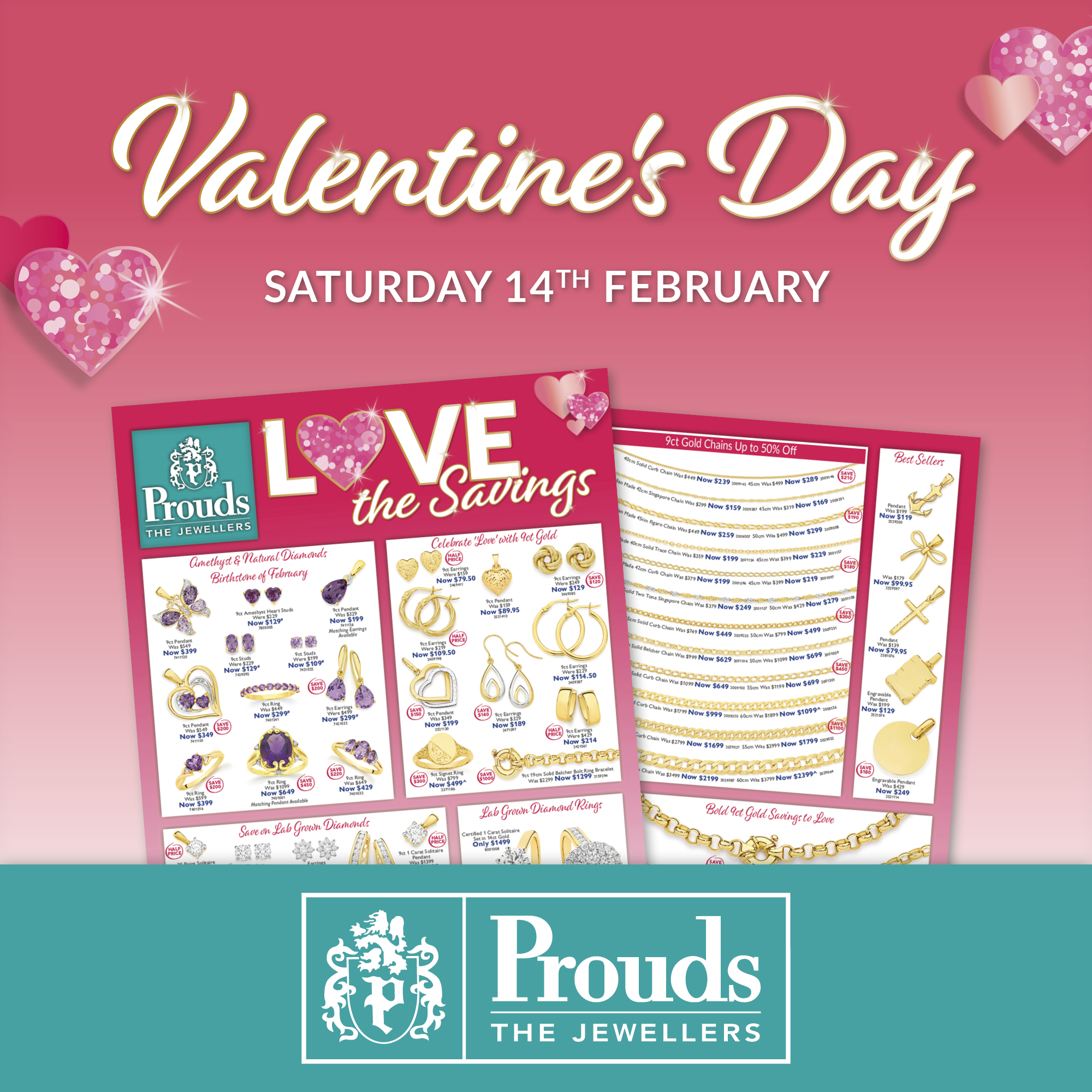 Prouds – Valentine’s Day Catalogue